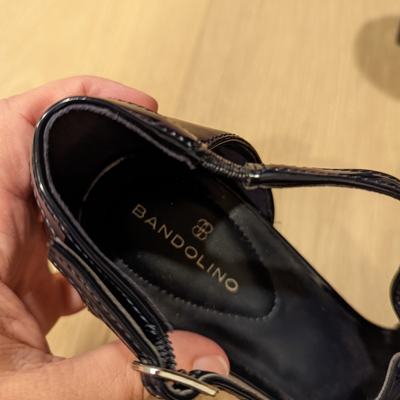 Deep Navy Patent Leather Women's Heels - Picture 7 of 11